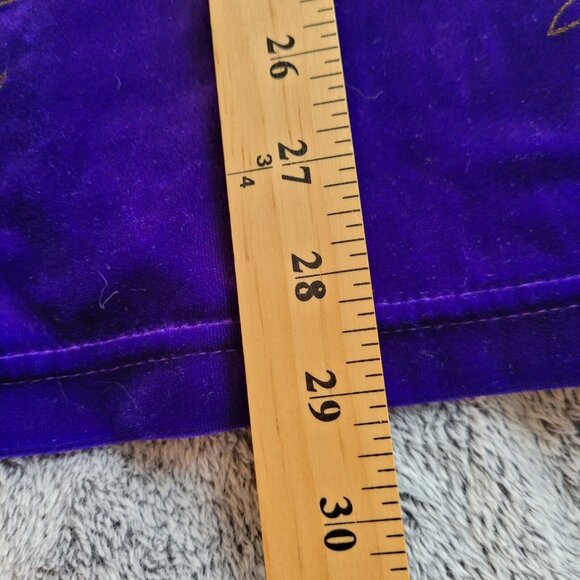 DIane Von Furstenberg Women Top Pants Medium Purple Velvet Paisley Comfort 17340 - Picture 10 of 15